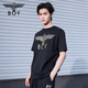 
BOY LONDON [Dark Compass] Couple style short-sleeved scepter print street fashion brand T-shirt N01906 Black N0103902 S