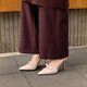 Charles/Keith Satin Bow Speced Toe High Heel Sandalen für Mädchen Geburtstagsgeschenk CK1-60361556 Light Pink Light Pink 37