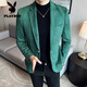Playboy (Playboy) Slim Suit для мужского осеннего и зимнего замшевого костюма Британская маркировка 9929 Grey M подходит для 115 Jin [Jin равно 0,5 кг]