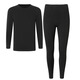 Hergestellt in Jingdong [Yunrou Cotton 10A Antibakteriell] Xinjiang Baumwollthermische Unterwäsche Herbstkleidung und Hosen Herrenanzug schwarzer Männer 2xl