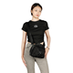 Andseeyou Damen Crossbody Bag New Oxford Stofftasche Frauenbeutel One-Shoulder-Muschel-Brustbeutel Textur Leichter Einweihbeutel Frauen Schwarz