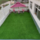Vinoa artificial lawn engineering enclosure green fake turf carpet floor mat roof balcony courtyard sun protection aerial photography 1 cm light green sparse engineering adhesive version (thin version) 2 meters wide and 12 meters long