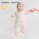 Balabala children's clothing baby jumpsuit baby romper 2025 thickened fart cover sweet floral 208425133206