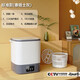 Xiaomi ecological chain mini washing machine laundry cup underwear small portable sock washing machine fully automatic small trend top model - gray blue light mite removal and elution all-in-one imitation