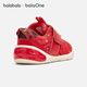 Balabala children's shoes children's toddler shoes baby New Year's season red shoes 2026 spring new baby shoes anti-slip Velcro