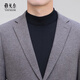 CEO Yageol Herren Wollanzug Jacke Herbst neue Business-Anzug-Jacke von mittleren Altersanzug Vater Xi Mi Gray-935 L 175/48 [125-140jin [Jin entspricht 0,5 kg]]
