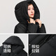 Semir Chen Duling | Down Jacket Women's Winter Long High Clean 90 Velvet Contrast Color Hooded Bread Jacket 101724113003