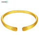 Chuxu Vietnam Sand Gold Bracelet Ancient Gold Color Bracelet Simulation Women's Solid Non-fading Opening Blessing Character Fashion Simple Lucky Bracelet Opening Style
