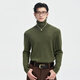 Earl Zall wool cashmere 25 autumn and winter solid color high-end knitted sweater men's turtleneck inner base sweater
