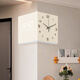 Long time no see modern minimalist living room corner wall clock restaurant decoration wall clock artistic mural
