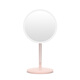 Jiujiu Mirror Desktop LED Cosmetic Mirror with Light Intelligent Fill-in Light Desktop Dressing Portable Girl Gift Cloud White + 7x Magnifying Glass