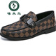 Woodpecker High-End-Beanie-Schuhe neuer Stil für Männer Britisch-Business für Männer, die weiche Lederschuhe pointe Friseur vielseitig 9759-9 Brown 38 Aufnahme von Lederschuhen Größe