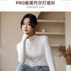 Bottoming shirt for women, half turtleneck, autumn and winter new style, thickened, can be worn outside, slimming, long-sleeved, solid color, skin-friendly, dark night black, thermal storage, warmth and anti-pilling, one size fits all, suitable for 80-140Jin Jin is equal to 0.5kg