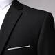 Antonio Wedding Season & Suits Elite Gentleman Solid Color Flat Lapel Suit Men's Wedding Business Suit Suit
