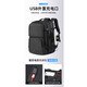 [Fabricante de selección] Negocios de gran capacidad multifuncional Light Luxury High Galth Travel Mackpack Mochila de moda Negro