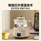 Bear all-glass kettle 0.8L health pot thermostatic kettle office mini teapot flower teapot 0 glue 0 metal 24h reservation 24h heat preservation YSH-M08B3