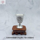 Yingtang sterling silver handmade silver wine cup sterling silver wine set wine cup white wine cup retro small wine cup silver cup gift water lily 36g_with identification certificate