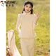 Woodpecker Winter Cheongsam 2025 New Velvet Thickened Winter Tea Clothes New Chinese Tea Artist Clothes Long Dress Women Off-White Velvet Thickened L