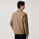 Jiumu King graphene thermal cotton executive jacket men's 25 autumn and winter thick warm waterproof business jacket men standard version + khaki + TJ2E60413 L 175/96A (50)