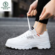 Woodpecker 2025 Automne Nouvelles chaussures de sport décontractées Chaussures masculines Chaussures Chaussures blanches chaussures de papa chaussures blanches chaussures blanches à la mode Hy1289 Beige 39