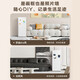 Haier vertical freezer household first-class energy efficiency without defrosting 290/335 small fully refrigerated quick-freezer single-door refrigerator drawer-type breast milk side door large-capacity home appliance subsidy 211 liters art frame white model丨5-layer partition丨1.38 meters high