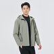 利郎【商场同款】防水风衣男连帽防风通勤户外轻运动外套秋季2025新款 灰绿（25QFY6041Y） XL 175/92A