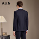 Antonio high-count worsted wool & two-piece suit, simple and light luxury men's high-end business suit formal dress
