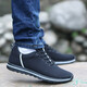 Jiaojing Sommer Walk-Through-Mesh Schuhe Sohle Hollow Sommer Trendy Schuhe Atmungsfreie Sportschuhe Mesh Casual Schuhe Bhuie6167 Blau Eins Größe kleiner 44