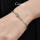 GsunG platinum bead bracelet for women PT950 pure platinum niche design chain bracelet simple gift for girlfriend Price by gram Contact before bidding