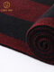 Lieber 100 Mountain High-End Scarf Men's Winter Gift Box for Elders Birthday Gift Warm Scarf 180X30C Burgundy