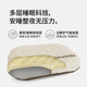 Naturehike Feather Bone 2-in-1 Sponge Inflatable Pillow Outdoor Camping Travel Pillow Champagne Brown Large Size