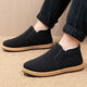 Winter sheep wool high-top old Beijing cloth shoes and cotton shoes plus velvet and thickening to keep warm dad shoes lightweight non-slip black cloth shoes YH-A8 velvet and thickened old Beijing high-top wool and cotton shoes 43 (265mm) standard size