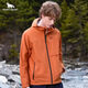 HENRY GRANT Henry Grant Autumn Orange Windproof Hooded Outdoor Sports Soft Shell Jacket Men's Casual Jacket Orange (QSV243601H166) One Size 48 (175/96A)