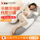 Xulin Japan Pregnancy Pillow Removable and Washable Lumbar Side Sleeping Pillow Special for Sleeping Item Support Abdominal Side Sleeping Pillow Pillow Supplies During Pregnancy Green Sea Stars Hygroscopic and Antibacterial | Skin Friendly and Soft Suitable for the Whole Pregnancy Period