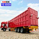 Truck model heavy truck 1 50 heavy duty simulation alloy car large truck dump truck transport truck children's toys medium dump truck red 23 cm
