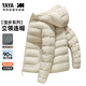 Yaya 2025 Autumn and Winter New Men's Short Couple Down Jacket Hooded Outdoor Lightweight Warm Jacket for Men and Women