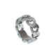 MAISON MARGIELA SS25 Light Luxury Men's Digital Link Ring Silver NUM 8