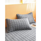 Mengjie Home Textiles 2025 New Winter Class A Baby Velvet Quilted Sheet Baby Velvet Sheet Three-piece Set Milk Velvet Bed Starry Sky Gray Single Sheet 90cm*200cm