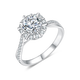 Dazhijia cultured diamond platinum ring Ionia twist arm claw 1 carat diamond ring as a proposal gift for girlfriend NGTC certificate