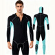 Citoor hooded wetsuit for men 3/5/7MM warm winter swimsuit, cold-proof wet surfing suit, snorkeling one-piece wetsuit for women, 5mm explosion-proof steel puller S (height 150-160CM, weight 45-52KG)