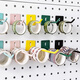 Lubo hole board color hook universal hook hardware accessories desk storage hole board accessories storage rack hook hole board color hook 7 colors 3*3*6cm