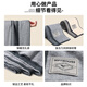 SEPTWOLVES 100% wool scarf for men, winter warm long high-end scarf for boyfriend, dad and elders gift box, soft light, dark black and gray, 180*30CM, exquisite gift box + ghostwritten greeting card