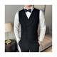 Vbanlya Italian brand 2025 double row suit men's suit groom wedding dress groomsmen suit suit male host black (suit + trousers) 2XL 9011 black 54_(135-145Jin Jin equals 0.5 kg)