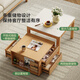 Lin's Home Movable Coffee Table Combination Slate TV Cabinet Living Room UB2L Lin Mu Series