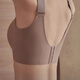 Woodpecker's new adjustable underwear for women with big breasts, lifting and drooping bra, large size seamless steel rims for women, two-piece set, skin color + coffee color, M 60-80Jin Jin is equal to 0.5 kg
