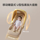 KEDT baby stroller can sit and lie down, lightweight folding newborn stroller with high view, two-way stroller for 0-3 years old, champagne gold supreme version + sun protection curtain