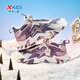 Xtep Children's Shoes Lingfeng 3.0 Fine Mink Velvet Warm Sports Shoes Anti-Slip Safety Guard Cotton Shoes Ningye Purple/Sail White 36
