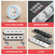 Kitchen wall one-turn multi-expansion socket sideboard track row plug in-situ replacement multi-functional power supply 86 extension 15 holes + USB_Type-C_in-situ replacement_grey