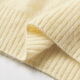 Xiangying Sheep Wool + Cashmere Yellow V-neck Sweater Women's 2025 Winter New Lazy Style Knitted Top Yellow XL 170/92A/125-140Jin Jin equals 0.5 kg