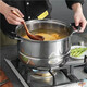 CCTV recommends 304 extra thick stainless steel double-layer steamer household steamer large soup pot steaming fish pot electromagnetic will be removed from the shelves for one day after clearance + 304 extra thick + 28cm